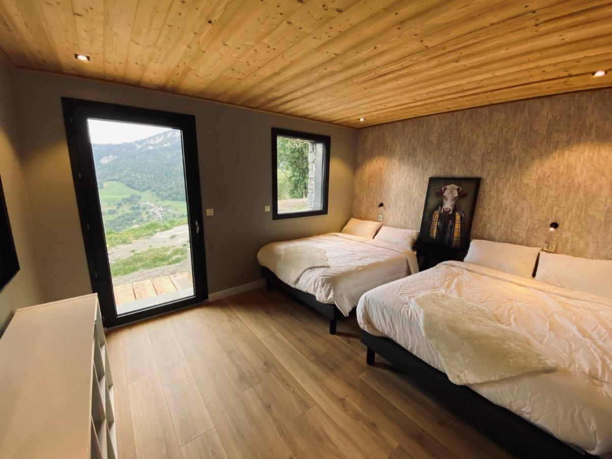 CHALET CONFIDENTIEL - Chalet d'Alpage Haut de Gamme Doucy Extérieur photo